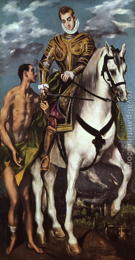 El Greco : St. Martin and the Beggar